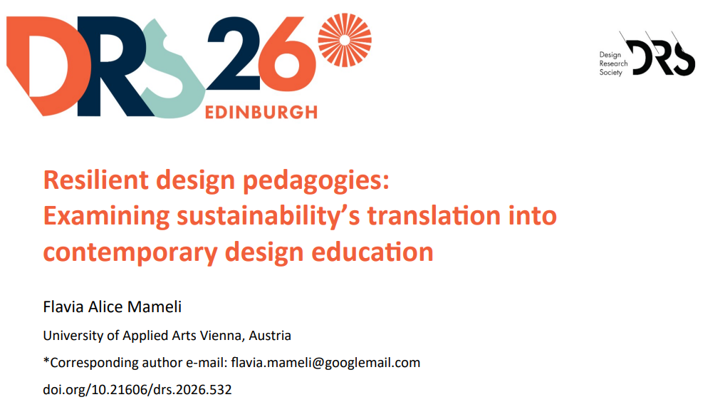 Resilient design pedagogies: Examining sustainability’s translation into contemporary design education